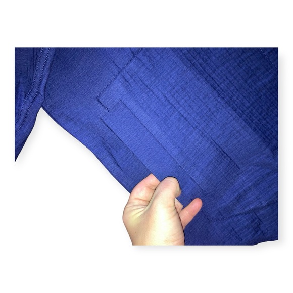 Madewell Womens Blue Superoversized Shirt Jacket - Picture 5 of 8